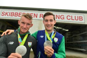 Provision 280816 OLYMPIC SILVER MEDALISTS GARY AND PAUL O'DONOVAN AT SKIBEREEN ROWING CLUB PIC MICHAEL MAC SWEENEY/PROVISION